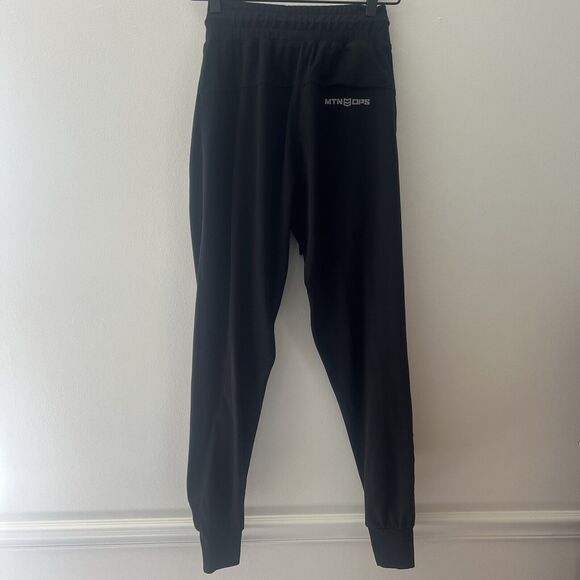 Mtn Ops Women’s Joggers‎ Sweatpants Zip Pocket, Drawstring Black Size Small - Picture 2 of 16